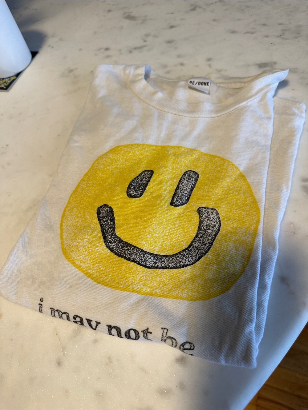 Re/Done White Tee